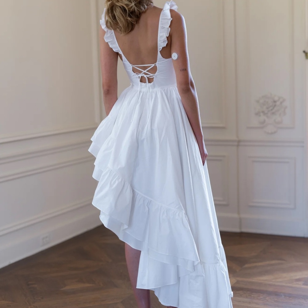 Selkie Legs For Days Dress in Ivory Medium